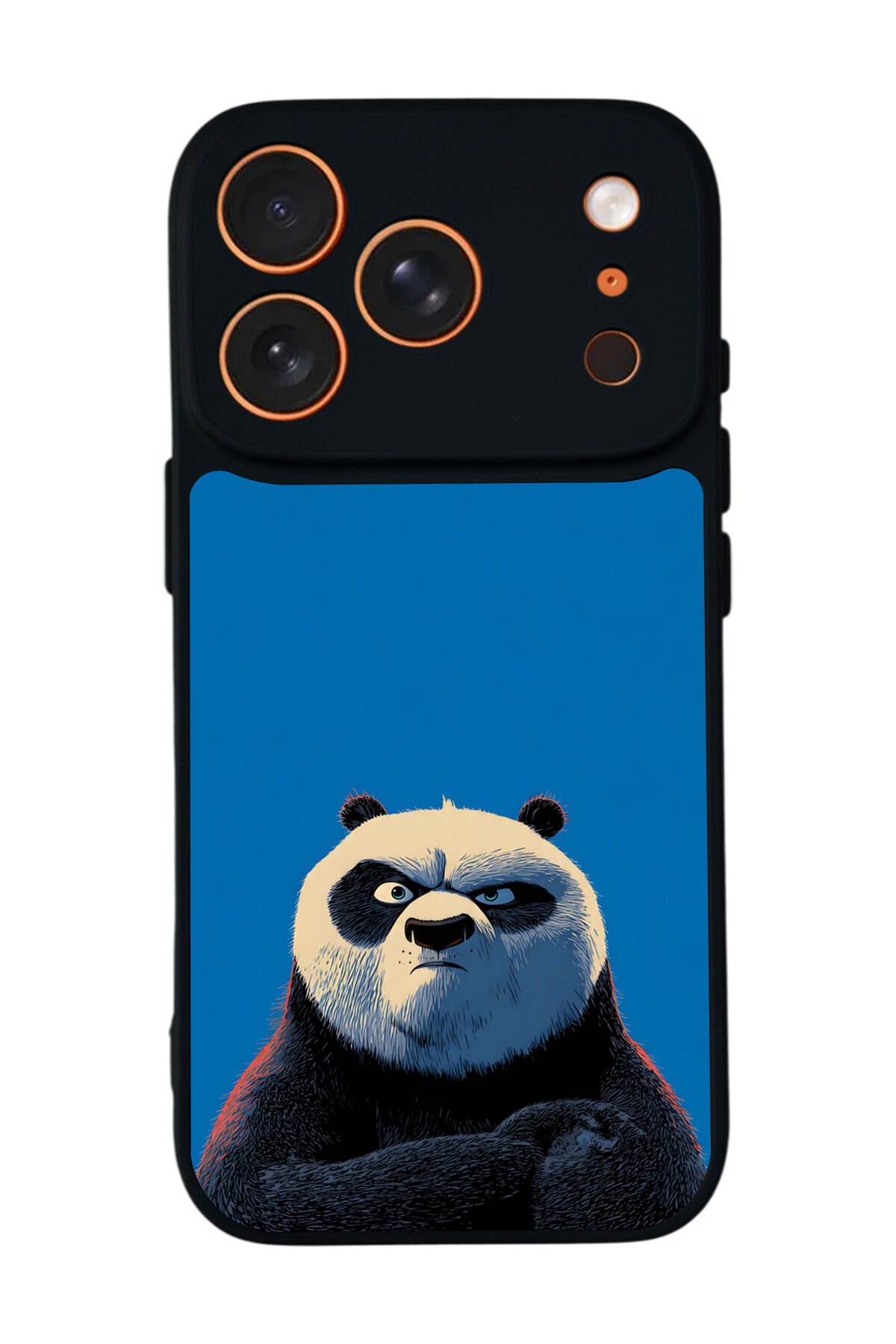 iPhone 17 Pro Uyumlu Kung Fu Panda Tasarımlı Glossy Premium Kılıf
