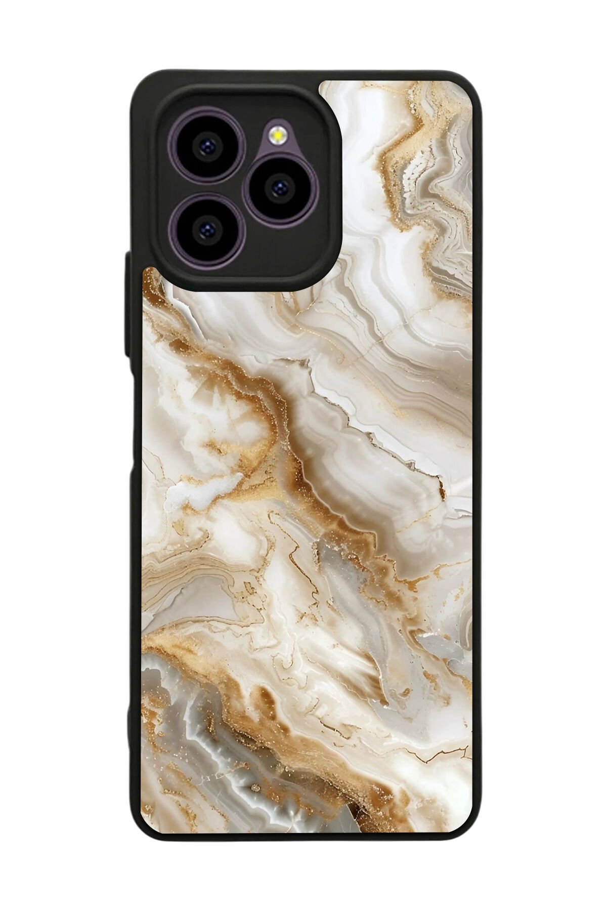 Omix X6 Uyumlu Mermer Marble Tasarımlı Glossy Premium Kılıf