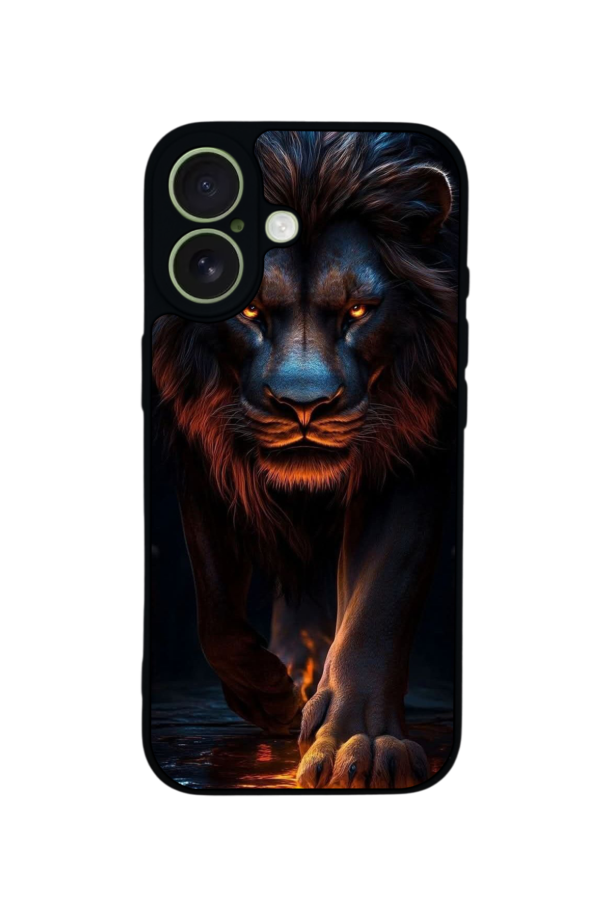 iPhone 17 Uyumlu Aslan Tasarımlı Glossy Premium Kılıf
