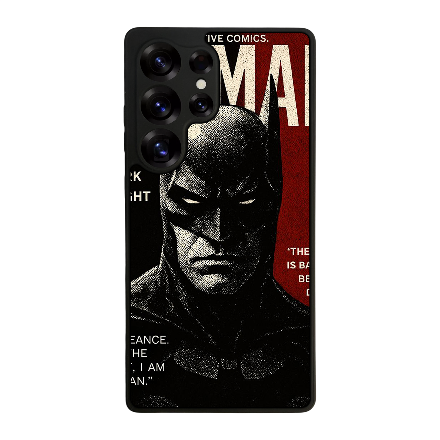 Samsung Galaxy S25 Ultra Uyumlu Batman Tasarımlı Glossy Premium Kılıf