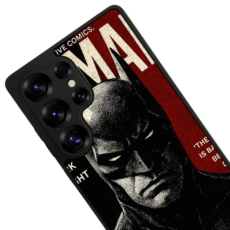 Samsung Galaxy S25 Ultra Uyumlu Batman Tasarımlı Glossy Premium Kılıf