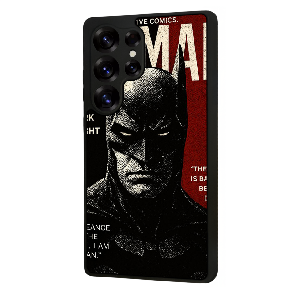 Samsung Galaxy S25 Ultra Uyumlu Batman Tasarımlı Glossy Premium Kılıf