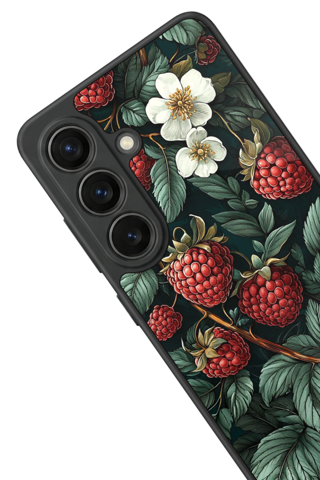 Samsung Galaxy S26 Uyumlu Botanik Tasarımlı Glossy Premium Kılıf