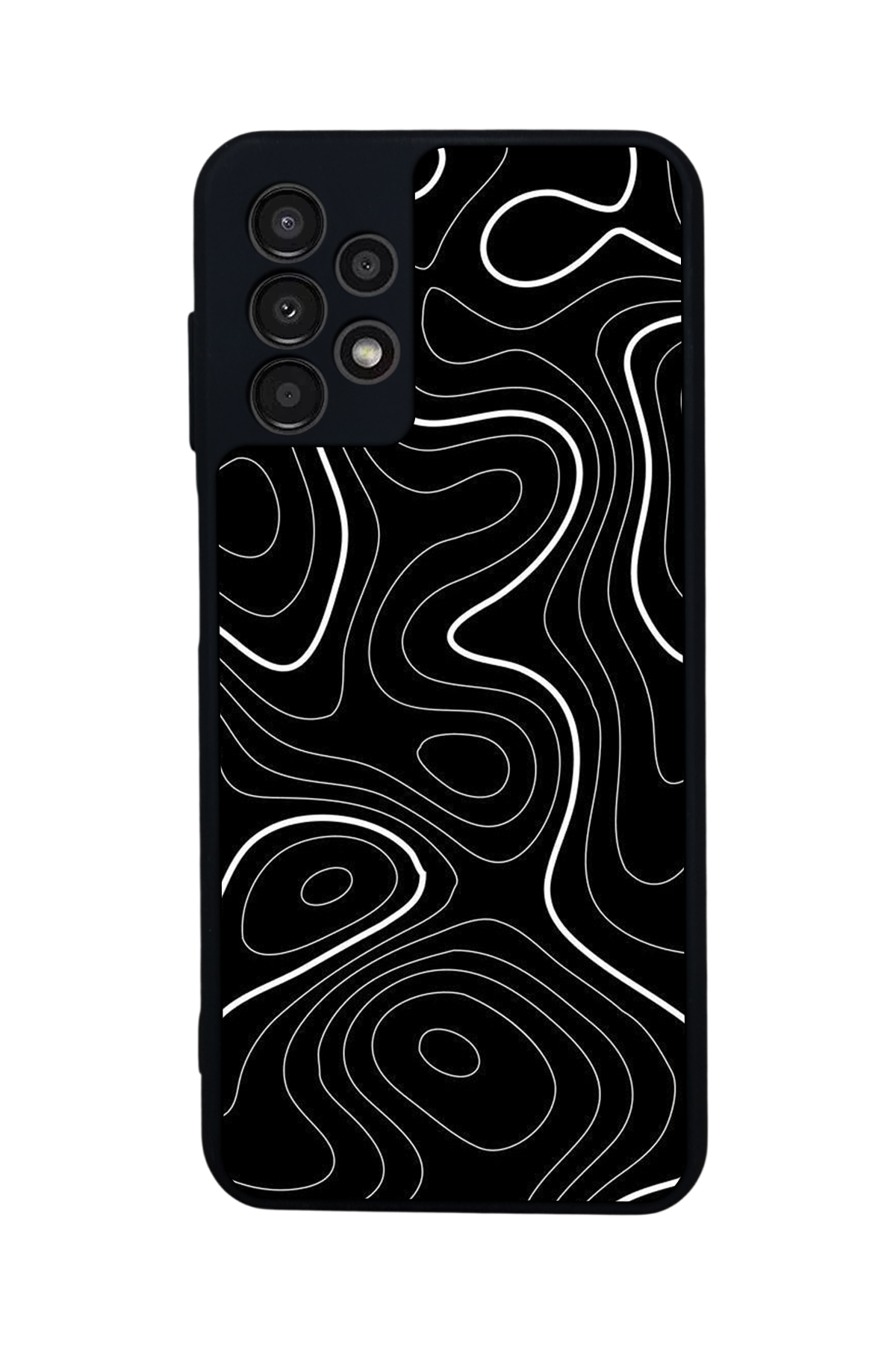 Samsung Galaxy A23 Uyumlu Çizgi Sanatı Tasarımlı Glossy Premium Kılıf