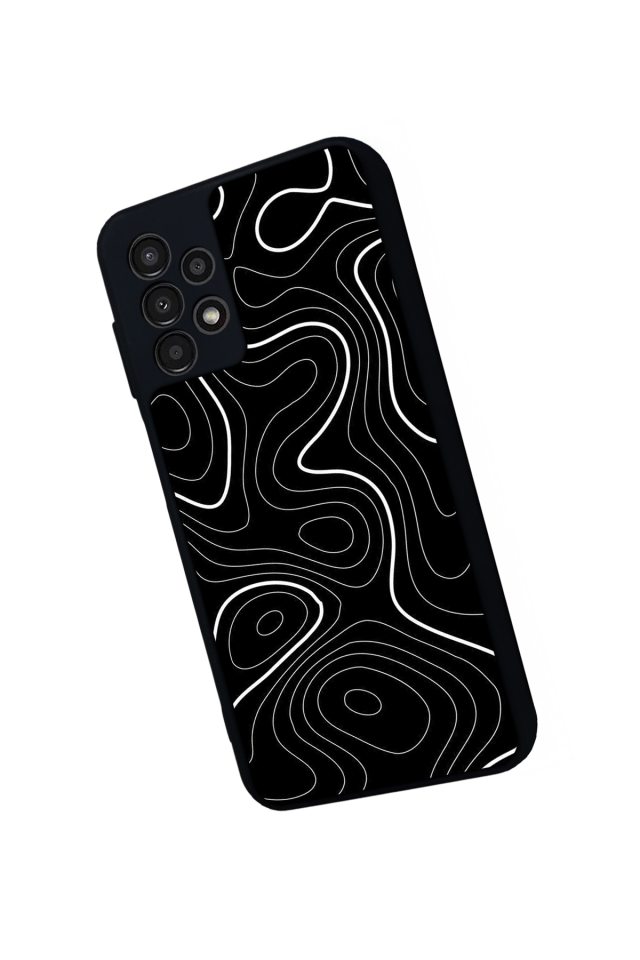 Samsung Galaxy A23 Uyumlu Çizgi Sanatı Tasarımlı Glossy Premium Kılıf
