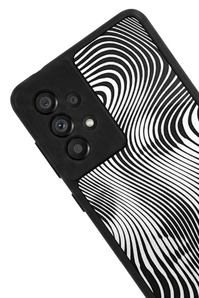 Samsung Galaxy A73 Uyumlu Çizgi Sanatı Tasarımlı Glossy Premium Kılıf