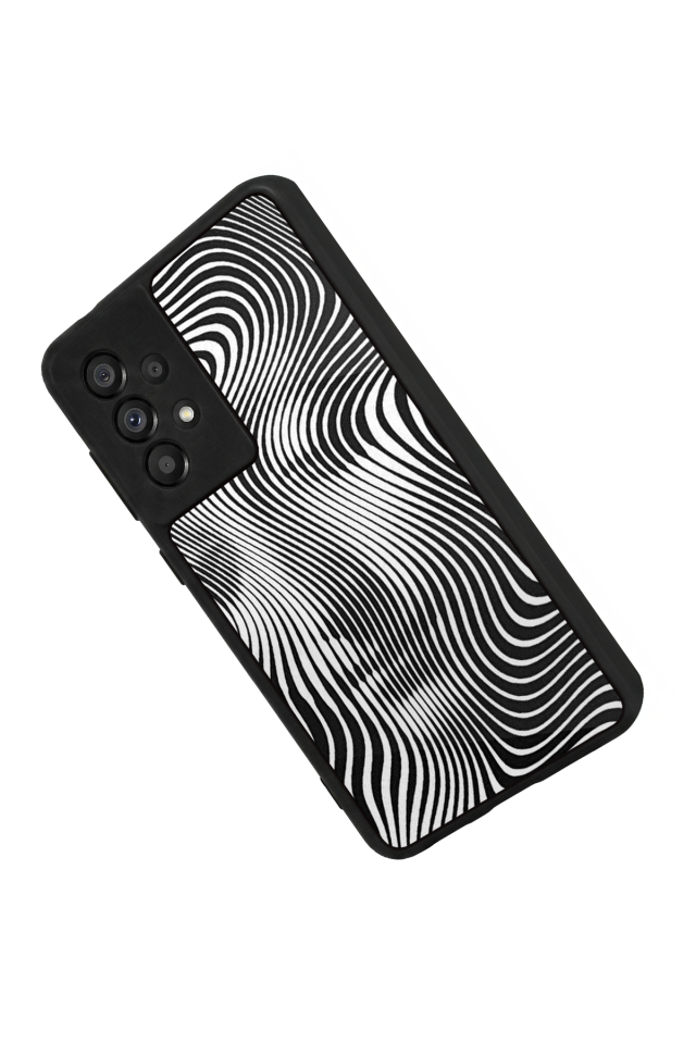 Samsung Galaxy A73 Uyumlu Çizgi Sanatı Tasarımlı Glossy Premium Kılıf