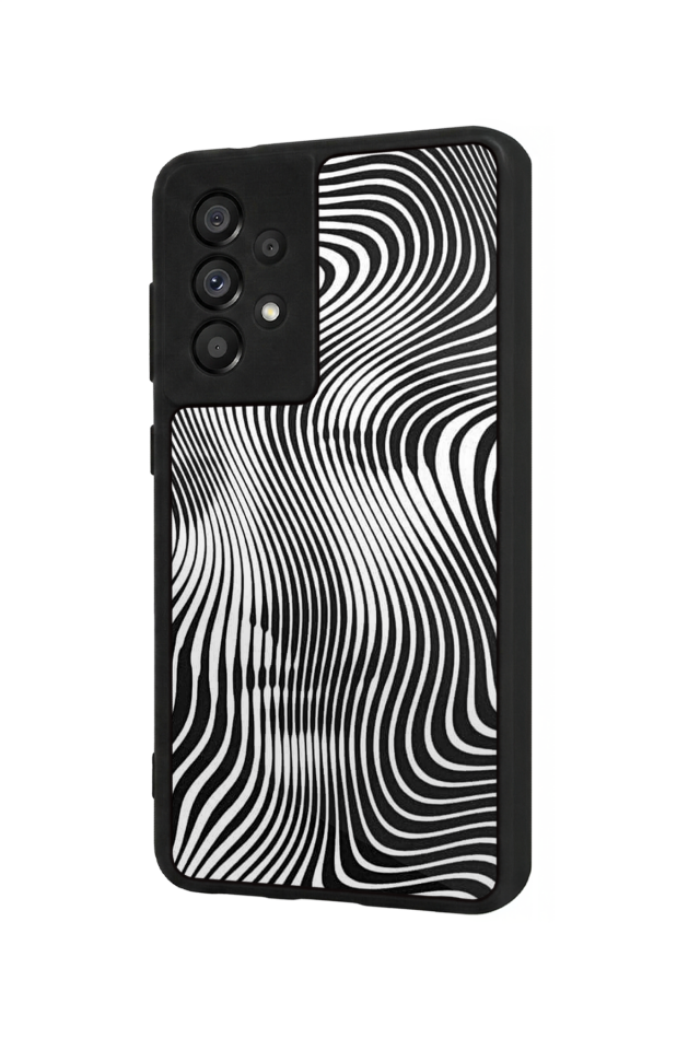 Samsung Galaxy A73 Uyumlu Çizgi Sanatı Tasarımlı Glossy Premium Kılıf