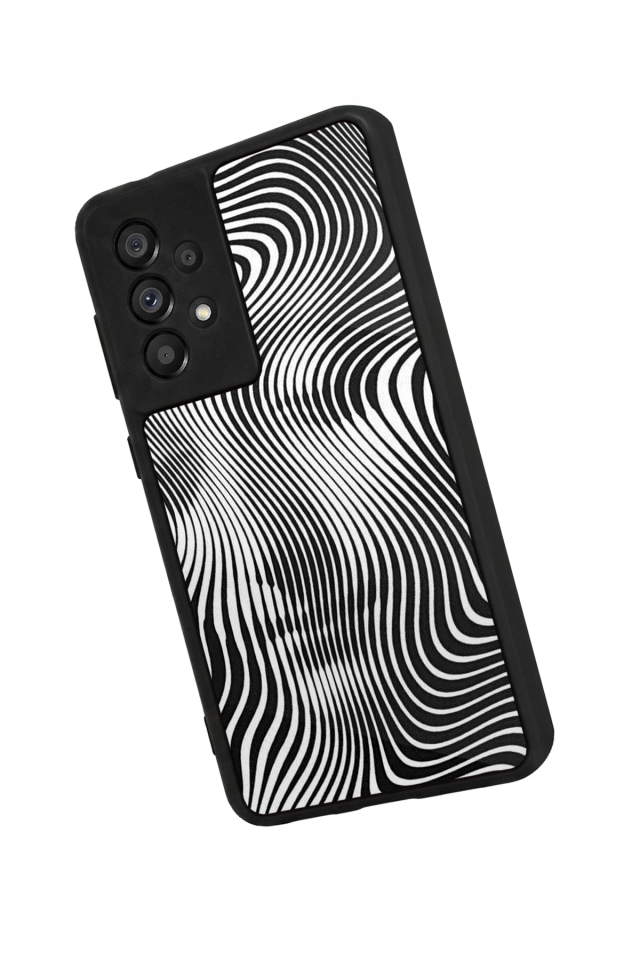 Samsung Galaxy A73 Uyumlu Çizgi Sanatı Tasarımlı Glossy Premium Kılıf
