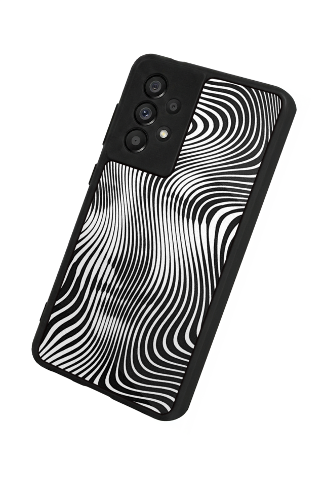 Samsung Galaxy A73 Uyumlu Çizgi Sanatı Tasarımlı Glossy Premium Kılıf