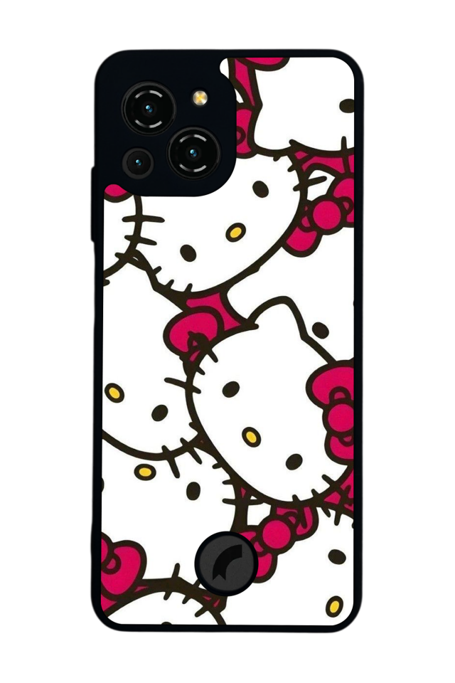 Reeder S23 Pro Max Uyumlu HelloKitty Tasarımlı Glossy Premium Kılıf