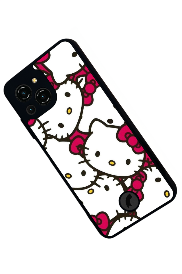 Reeder S23 Pro Max Uyumlu HelloKitty Tasarımlı Glossy Premium Kılıf