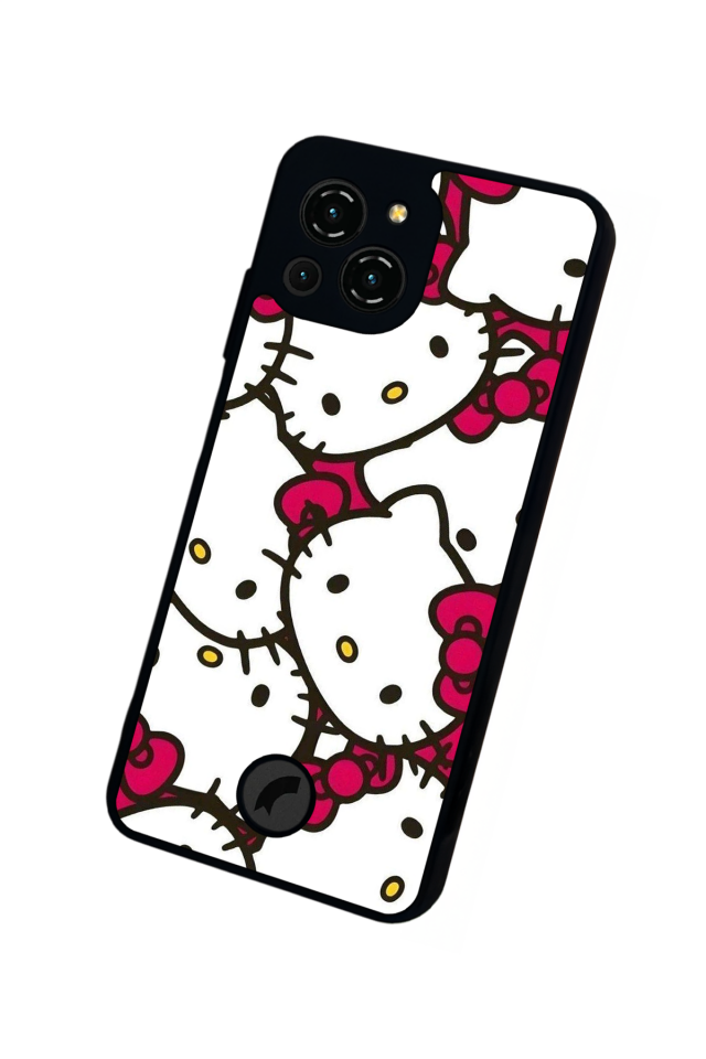 Reeder S23 Pro Max Uyumlu HelloKitty Tasarımlı Glossy Premium Kılıf