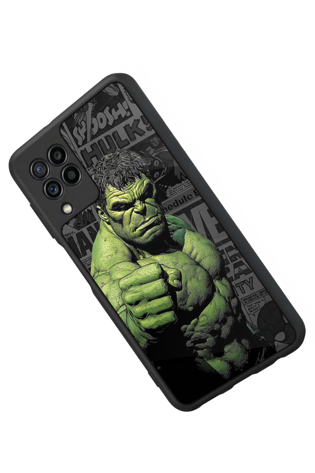Samsung Galaxy M32 Uyumlu Hulk Tasarımlı Glossy Premium Kılıf
