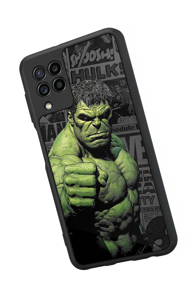 Samsung Galaxy M32 Uyumlu Hulk Tasarımlı Glossy Premium Kılıf