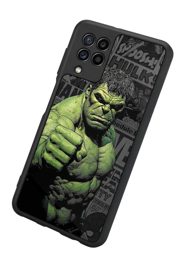 Samsung Galaxy M32 Uyumlu Hulk Tasarımlı Glossy Premium Kılıf