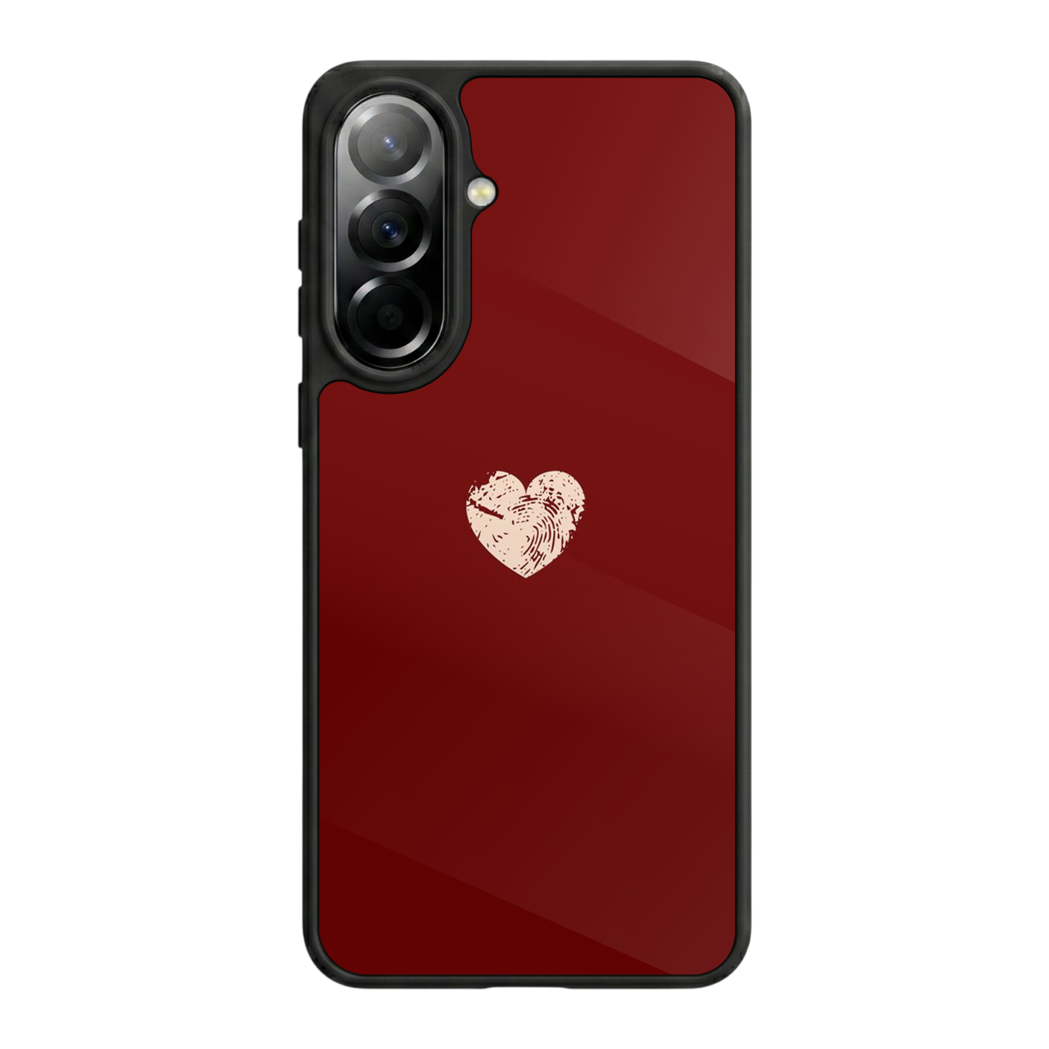 Samsung Galaxy A37 Uyumlu Kalp Love Tasarımlı Glossy Premium Kılıf