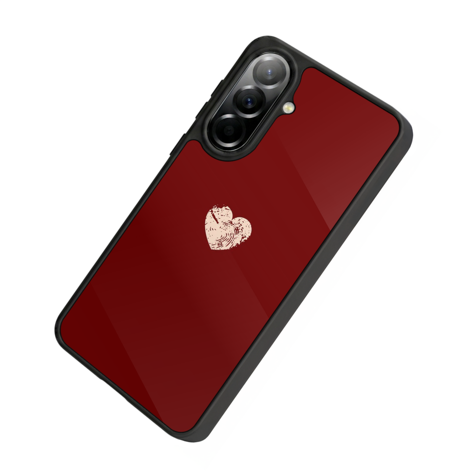 Samsung Galaxy A37 Uyumlu Kalp Love Tasarımlı Glossy Premium Kılıf