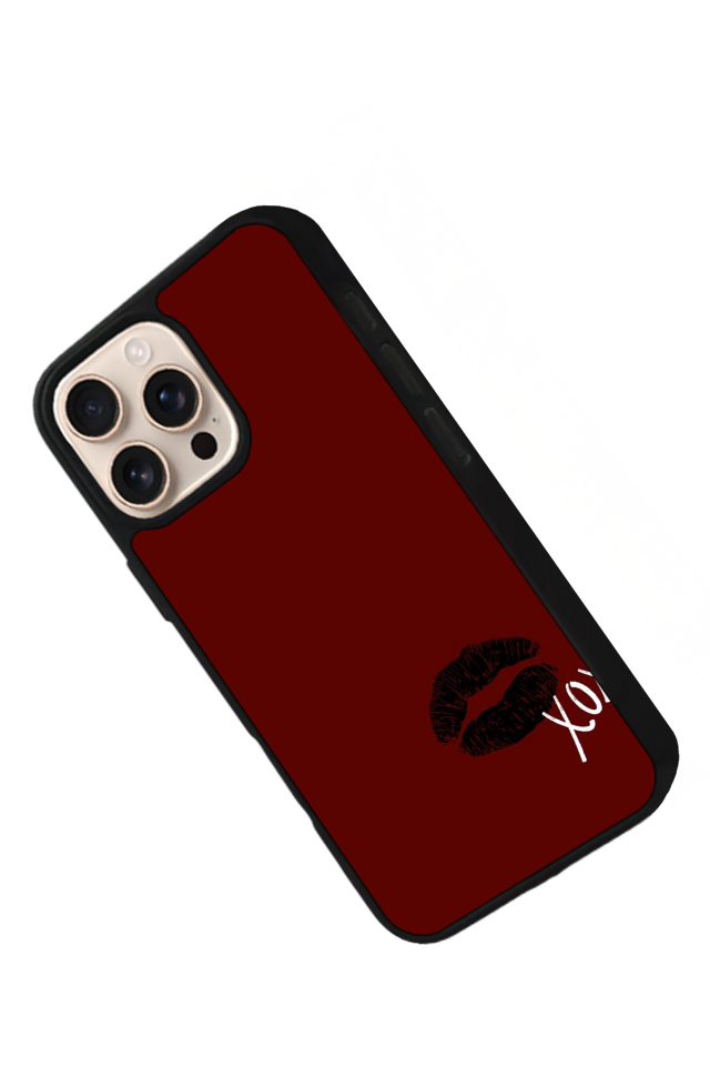 iPhone 14 Pro Uyumlu Kalp Love Tasarımlı Glossy Premium Kılıf