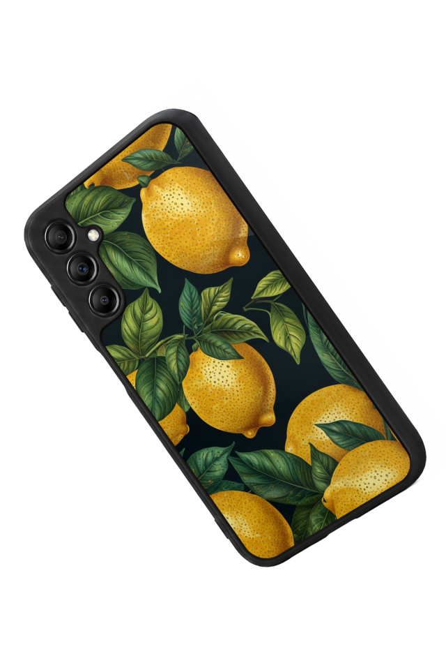 Samsung Galaxy A14 Uyumlu Limon Tasarımlı Glossy Premium Kılıf