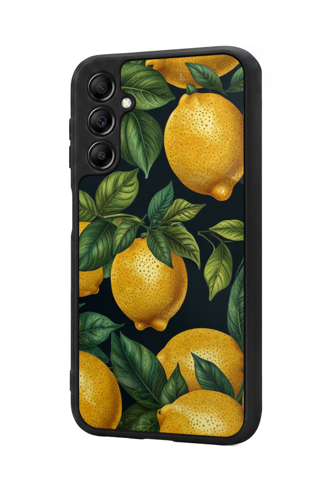 Samsung Galaxy A14 Uyumlu Limon Tasarımlı Glossy Premium Kılıf