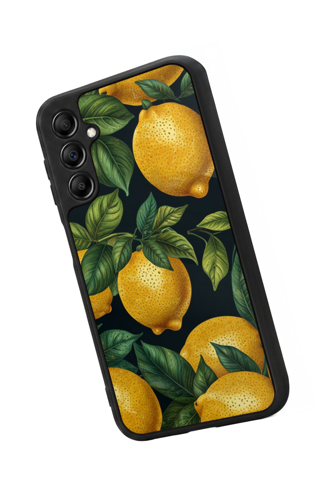 Samsung Galaxy A14 Uyumlu Limon Tasarımlı Glossy Premium Kılıf