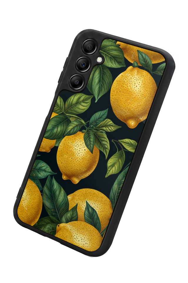 Samsung Galaxy A14 Uyumlu Limon Tasarımlı Glossy Premium Kılıf