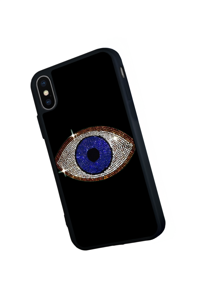 iPhone XS Max Uyumlu Nazar Tasarımlı Glossy Premium Kılıf