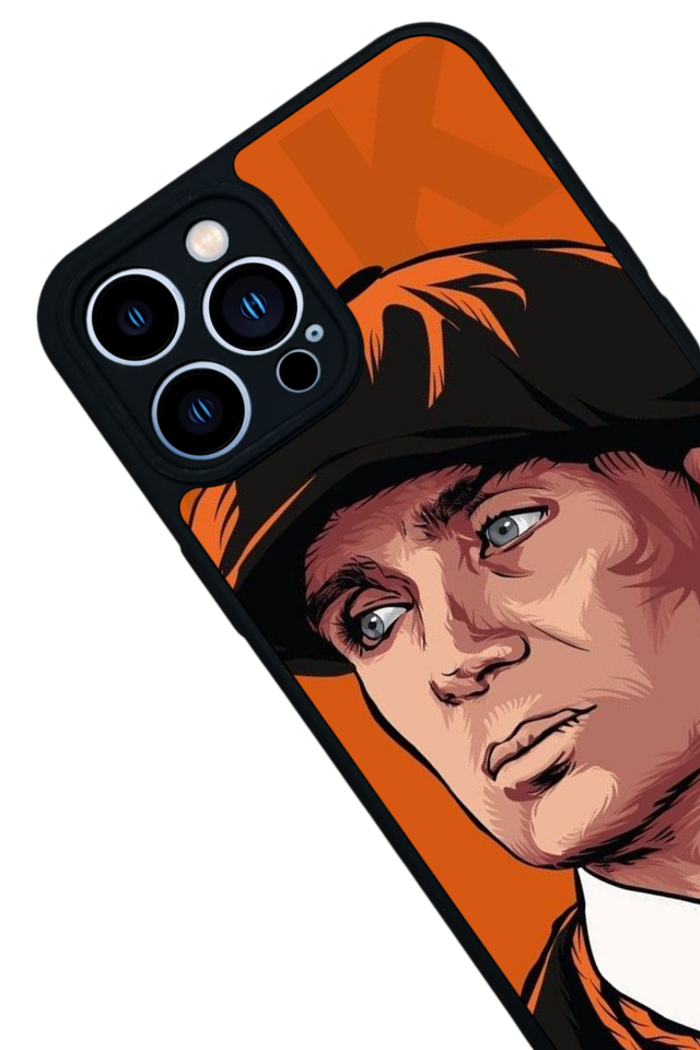 iPhone 13 Pro Max Uyumlu Peaky Blinders Tasarımlı Glossy Premium Kılıf