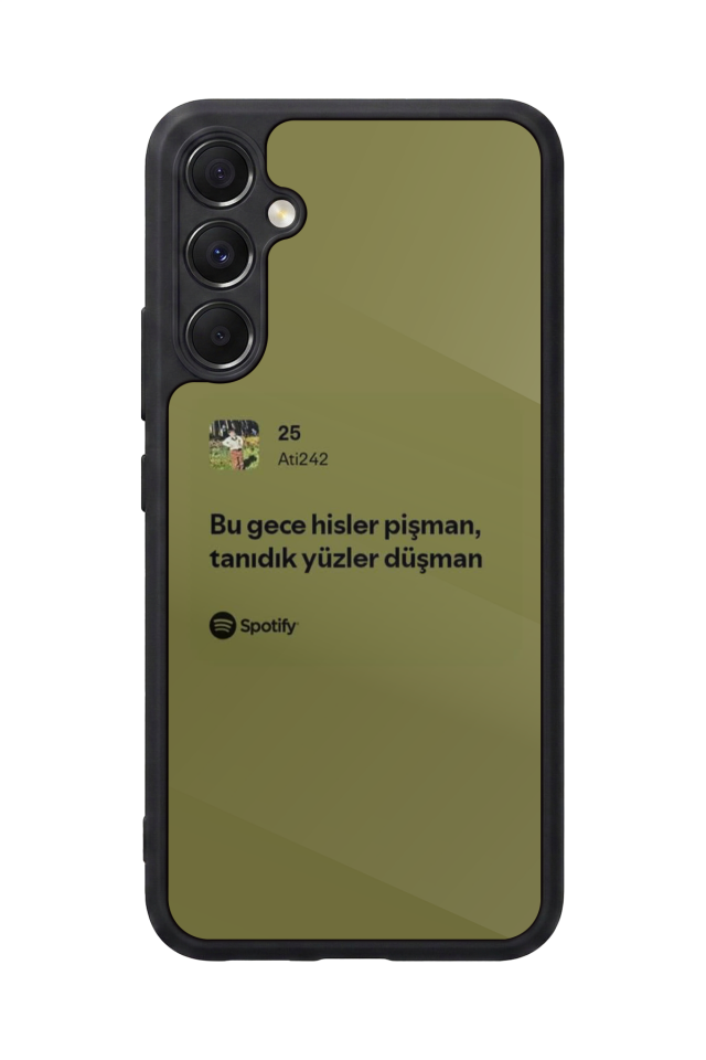 Samsung Galaxy M34 Uyumlu Sarki Sozleri Tasarımlı Glossy Premium Kılıf