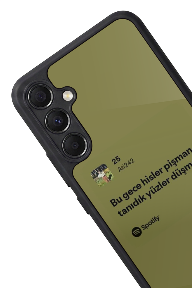 Samsung Galaxy M34 Uyumlu Sarki Sozleri Tasarımlı Glossy Premium Kılıf