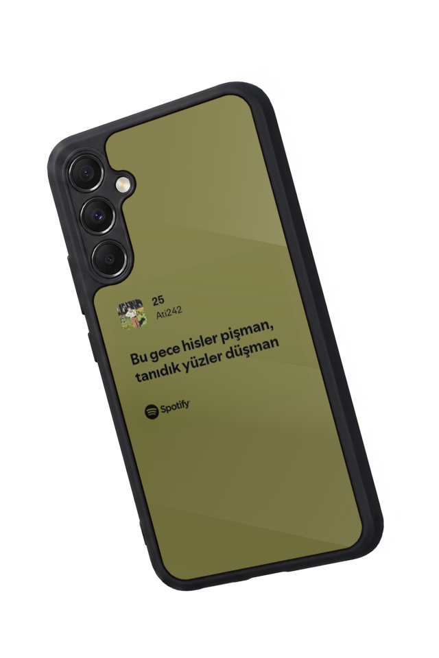 Samsung Galaxy M34 Uyumlu Sarki Sozleri Tasarımlı Glossy Premium Kılıf