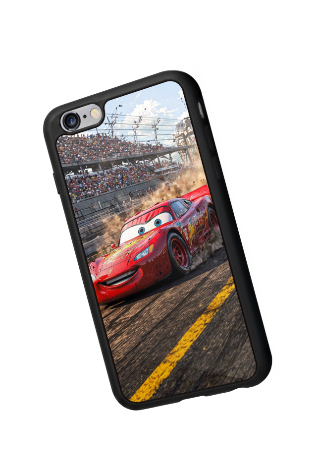 iPhone 6 Plus Uyumlu Şimsek McQueen Tasarımlı Glossy Premium Kılıf