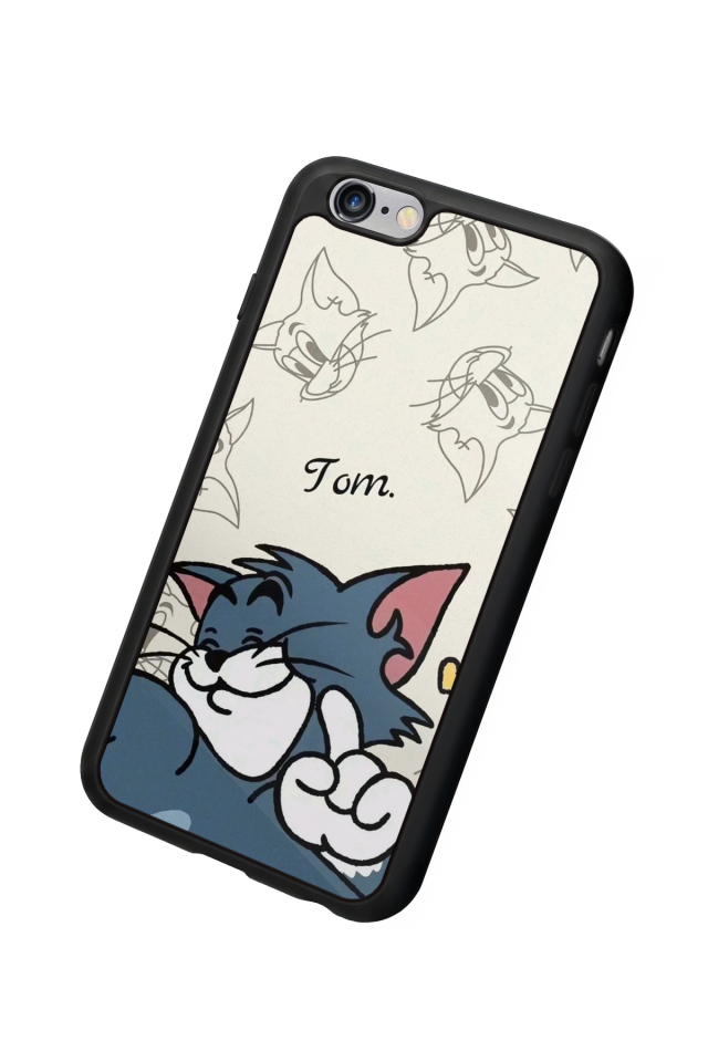 iPhone 6s Plus Uyumlu Tom And Jerry Tasarımlı Glossy Premium Kılıf