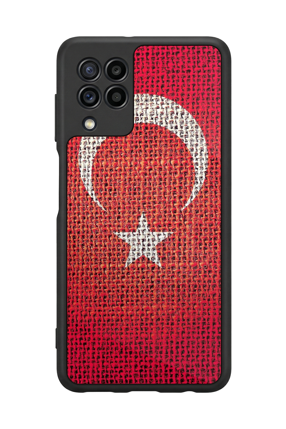 Samsung Galaxy M22 Uyumlu Türk Bayragi Tasarımlı Glossy Premium Kılıf