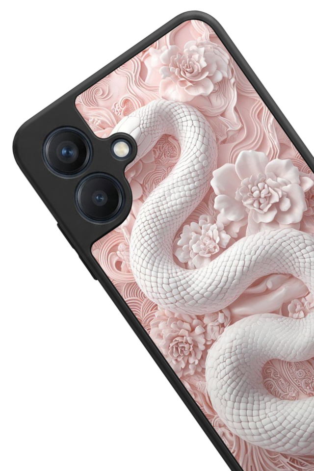 Samsung Galaxy A07 Uyumlu Yılan Tasarımlı Glossy Premium Kılıf