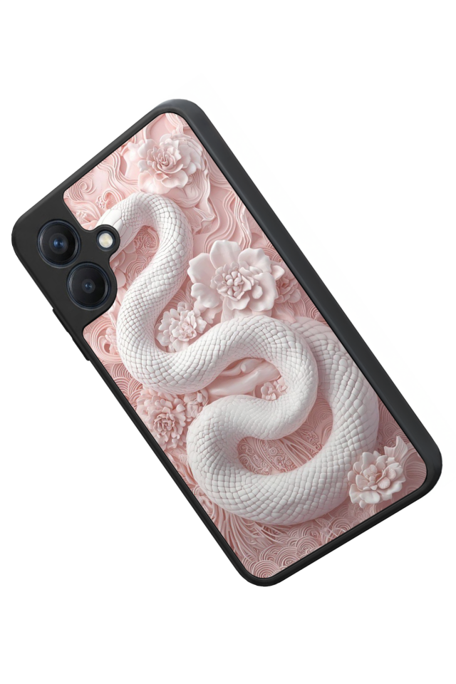 Samsung Galaxy A07 Uyumlu Yılan Tasarımlı Glossy Premium Kılıf