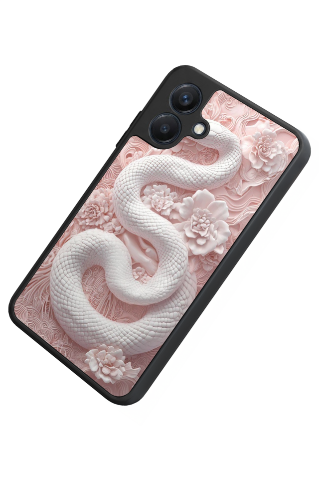 Samsung Galaxy A07 Uyumlu Yılan Tasarımlı Glossy Premium Kılıf