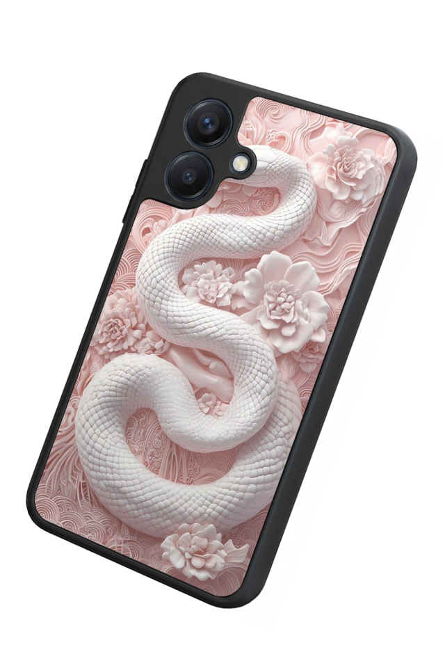 Samsung Galaxy A07 Uyumlu Yılan Tasarımlı Glossy Premium Kılıf