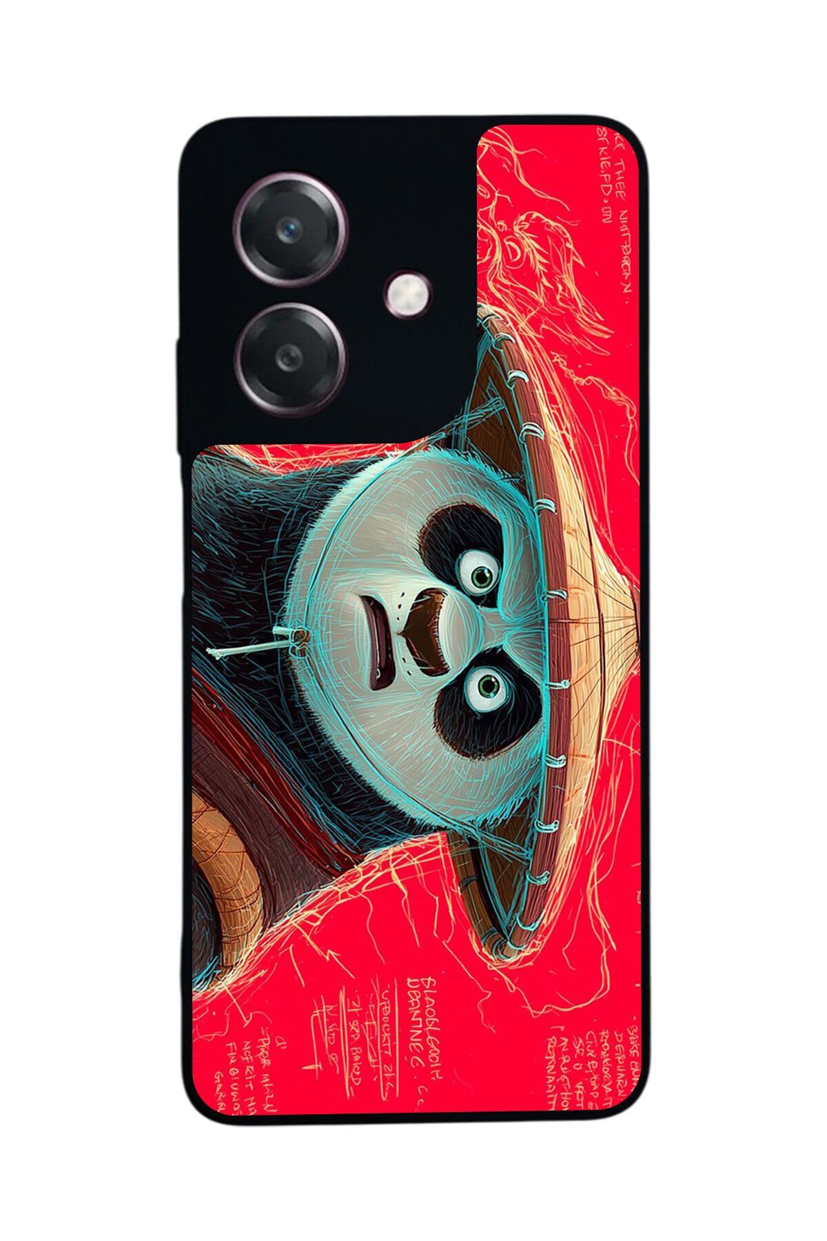 Oppo A3 5G Uyumlu Kung Fu Panda Tasarımlı Glossy Premium Kılıf