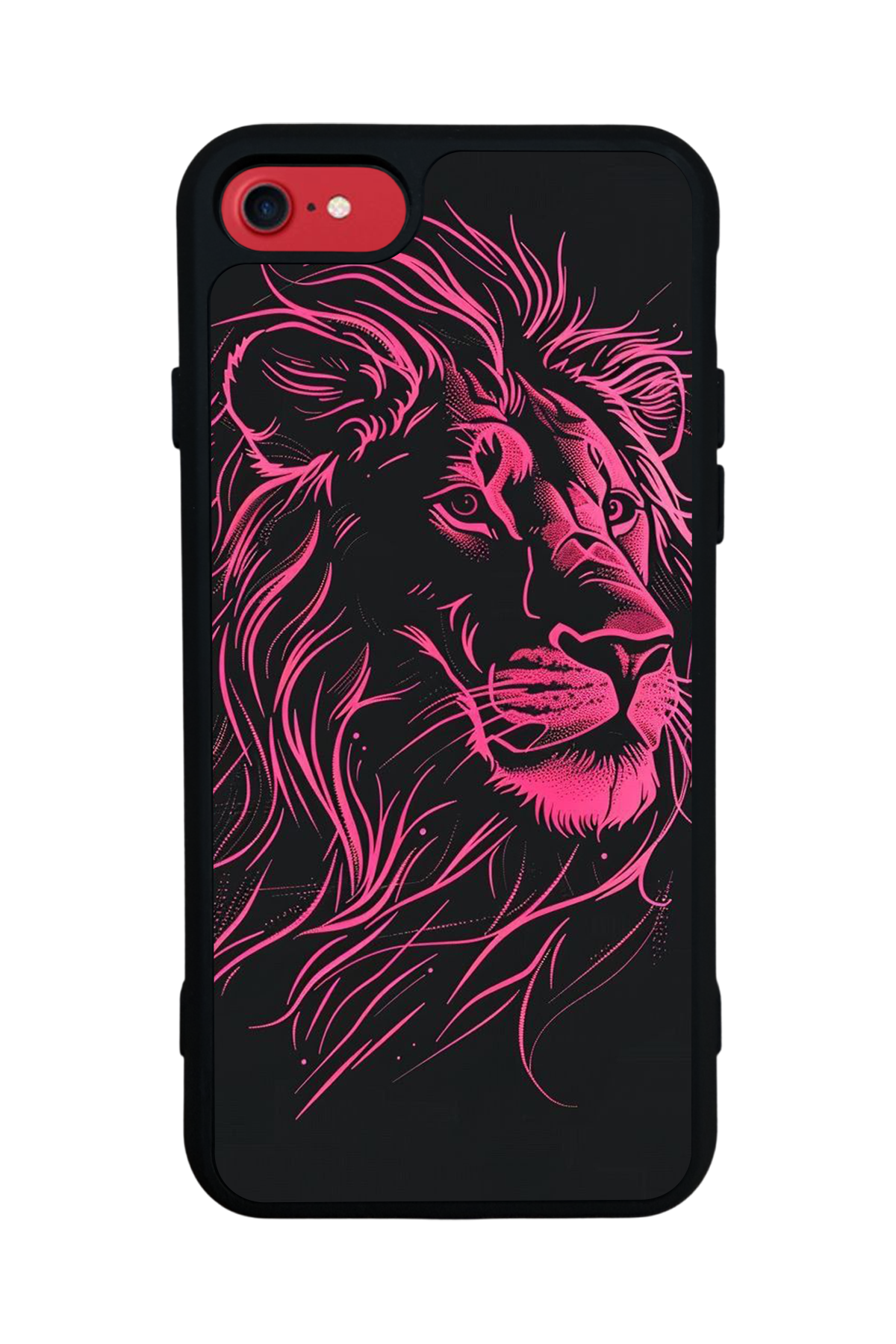 iPhone 7 Uyumlu Aslan Tasarımlı Glossy Premium Kılıf