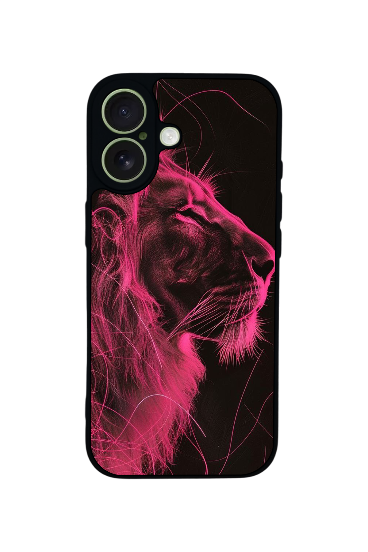 iPhone 17 Uyumlu Aslan Tasarımlı Glossy Premium Kılıf