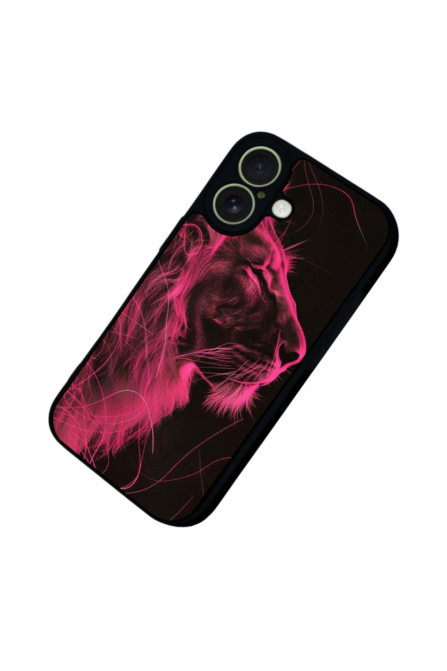 iPhone 17 Uyumlu Aslan Tasarımlı Glossy Premium Kılıf