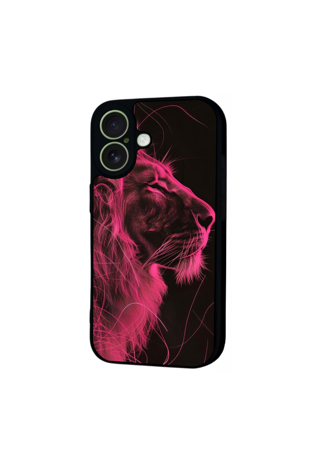 iPhone 17 Uyumlu Aslan Tasarımlı Glossy Premium Kılıf