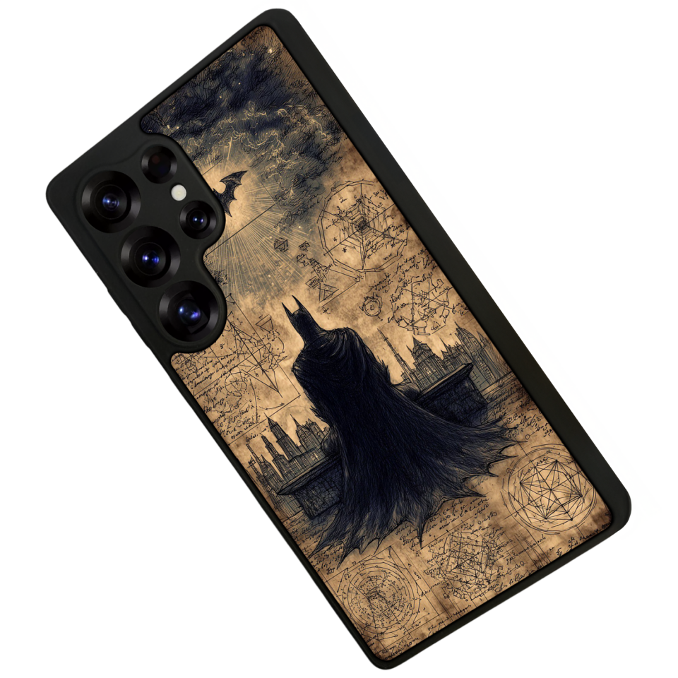 Samsung Galaxy S25 Ultra Uyumlu Batman Tasarımlı Glossy Premium Kılıf