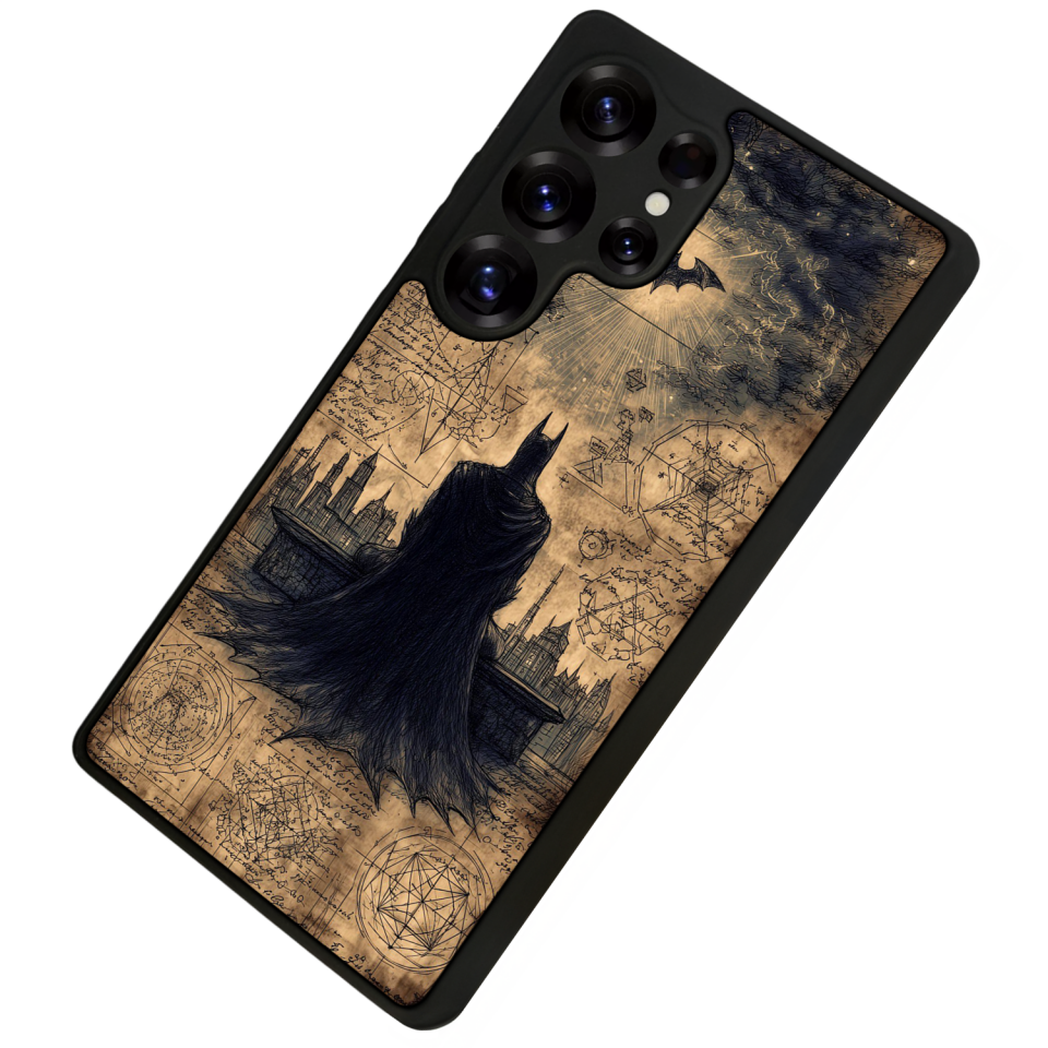 Samsung Galaxy S25 Ultra Uyumlu Batman Tasarımlı Glossy Premium Kılıf