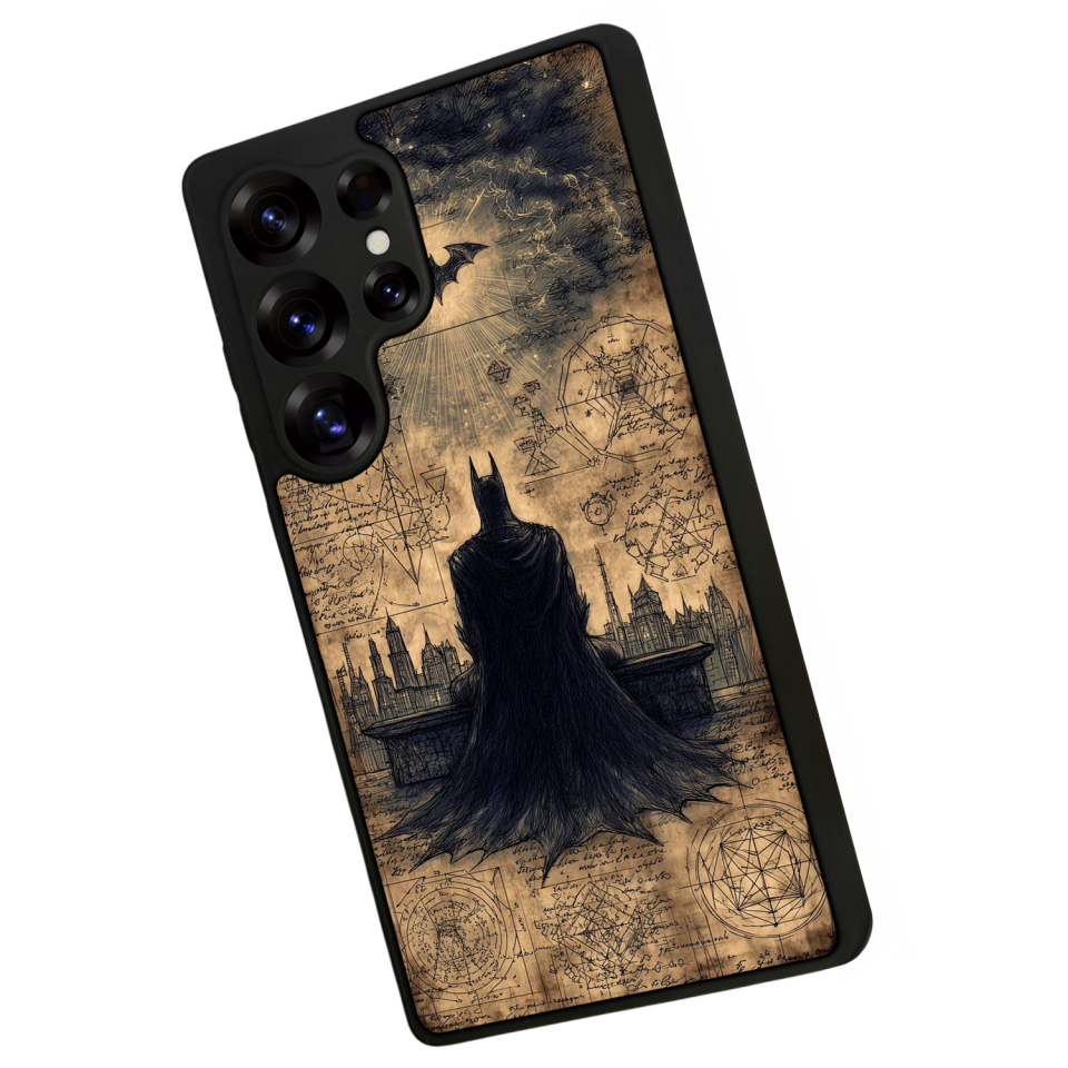 Samsung Galaxy S25 Ultra Uyumlu Batman Tasarımlı Glossy Premium Kılıf