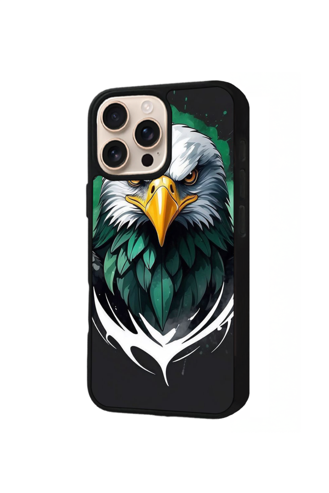 iPhone 16 Pro Uyumlu Besiktas Tasarımlı Glossy Premium Kılıf