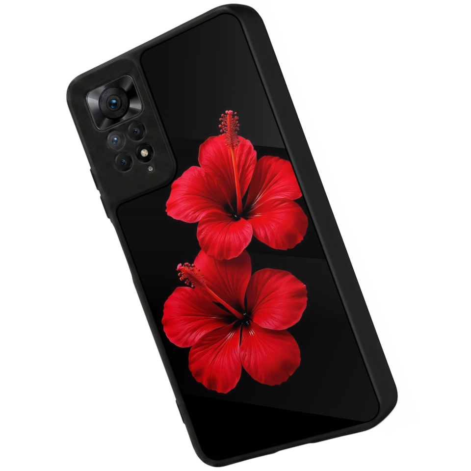 Xiaomi Redmi Note 12 Pro Uyumlu Cicek Tasarımlı Glossy Premium Kılıf