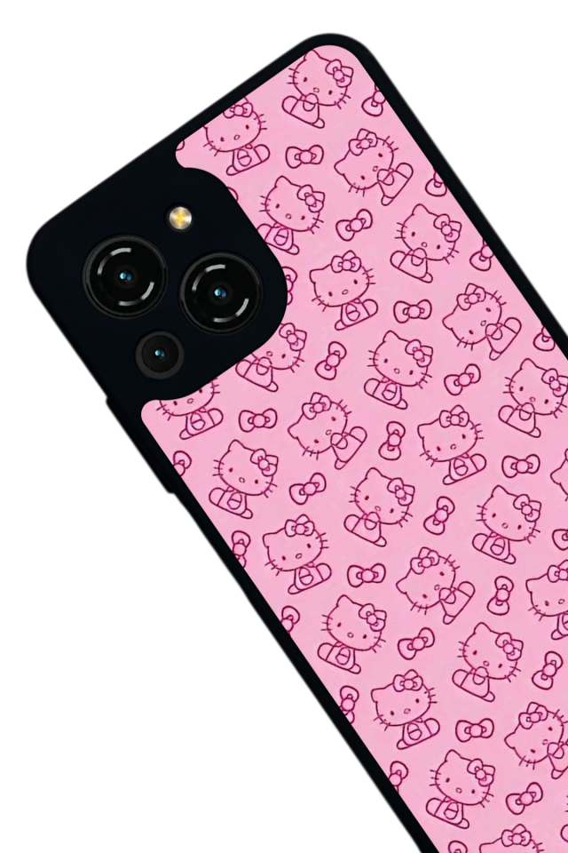 Reeder S23 Pro Max Uyumlu HelloKitty Tasarımlı Glossy Premium Kılıf